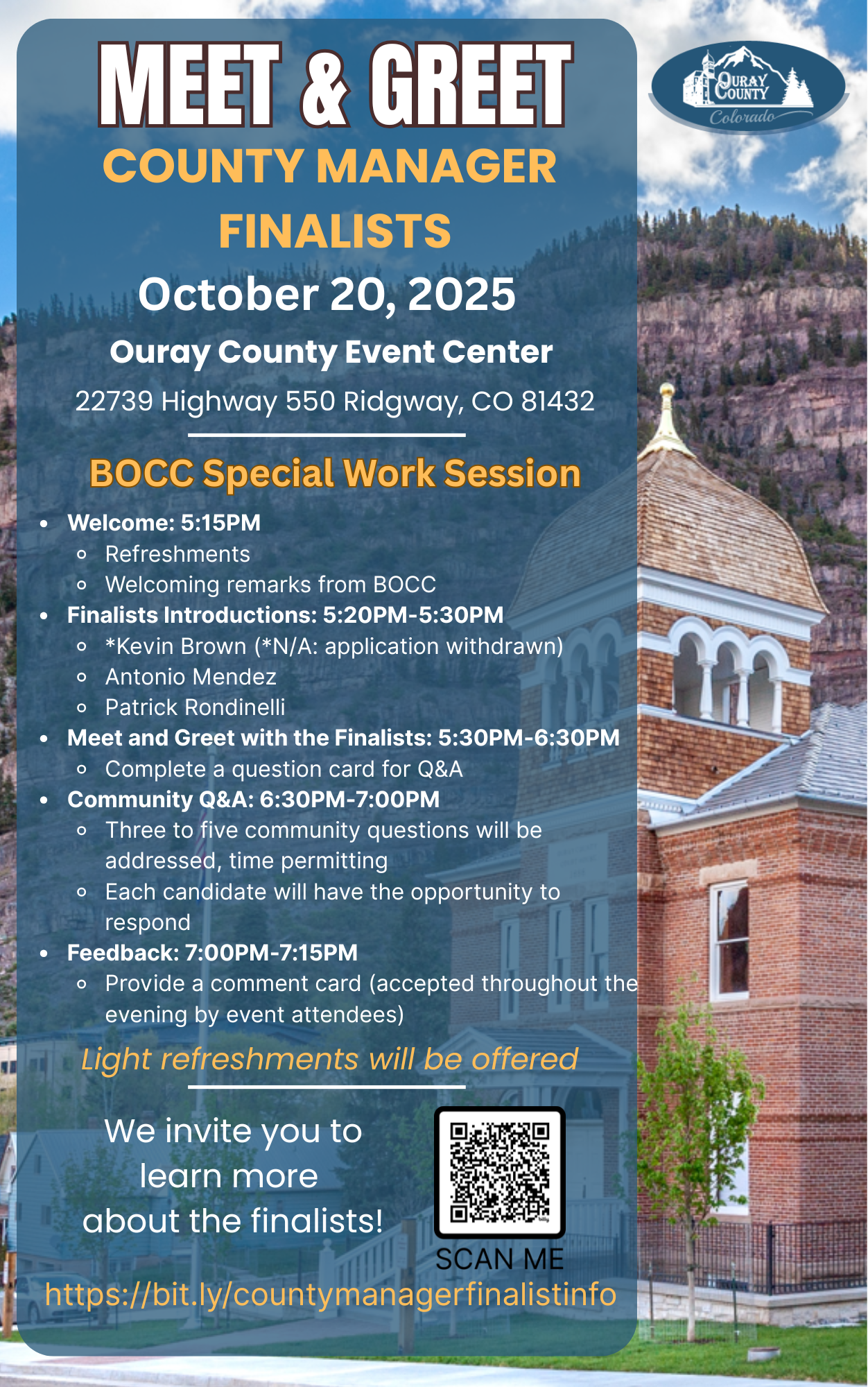 Meet and Greet Advertisement