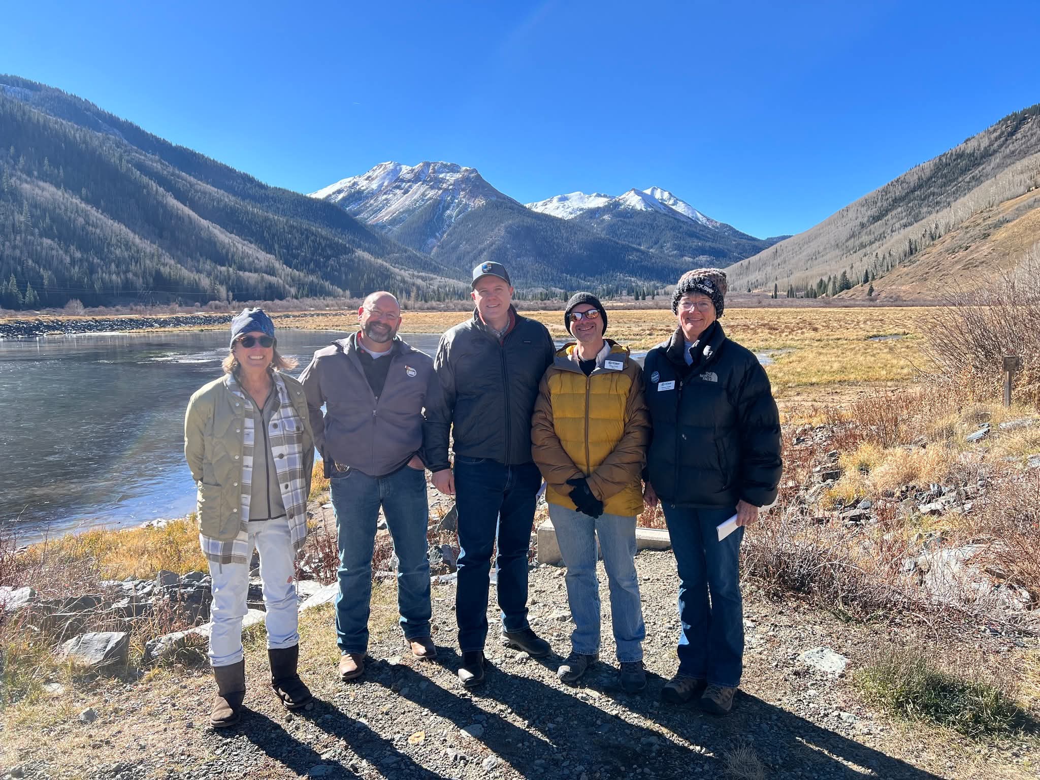 Image of Lynn Padgett, Sheriff Perry, Jeff Hurd, Ethan Funk and Tamara Gulde