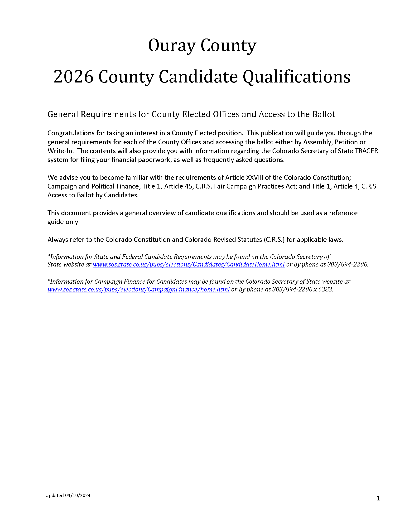 Image: Ouray Candidate Qualifications and Access to Ballot 2026_Page_1